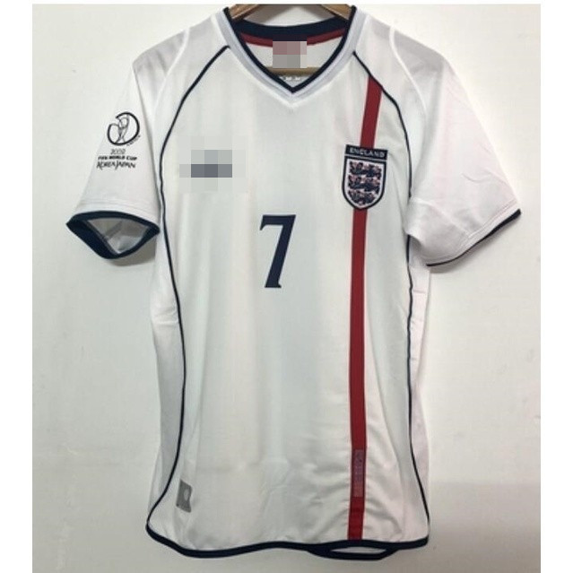 2002 ENG Nhà Retro Bóng Đá Jersey Bóng Đá Retro Jersey Tiếng Anh Jersey Áo Jersey Anh Beckham Jersey