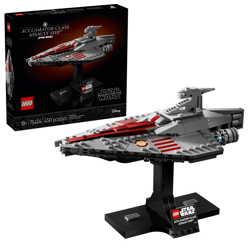 LEGO STAR WARS 75404  Đồ Chơi Lắp Ráp Tàu Tấn Công Lớp Acclamator