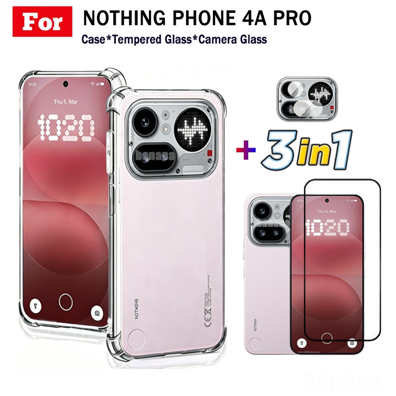 Nothing Phone (4a) Pro Clear Phone Case for Nothing Phone (3a) Pro 4A Pro 3A Pro Bảo hiểm toàn diện 