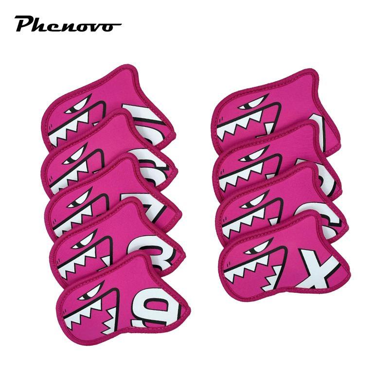 9x Golf Iron Covers Set Protector Golf Clubs Case Bảo vệ bảo vệ