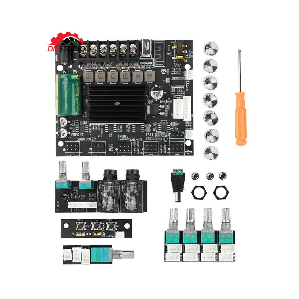 DIYSTUDIO DC 12-24V 50W 50W 100W MT21S KTV Micro và Loa Bảng khuếch đại Bluetooth 2.1 Tất cả trong m