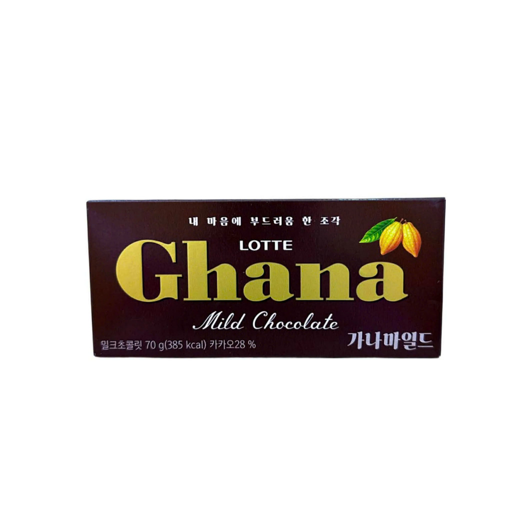 Socola dịu ngọt Lotte Ghana 70g
