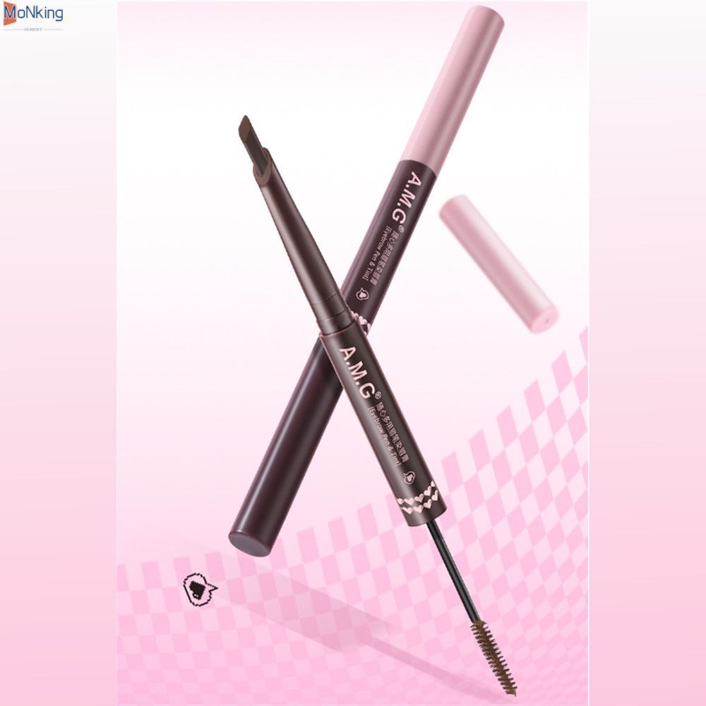 Gel định hình lông mày AMG Hair Flu, lớp trang điểm bền màu 24 giờ, gel định hình lông mày mịn màng,