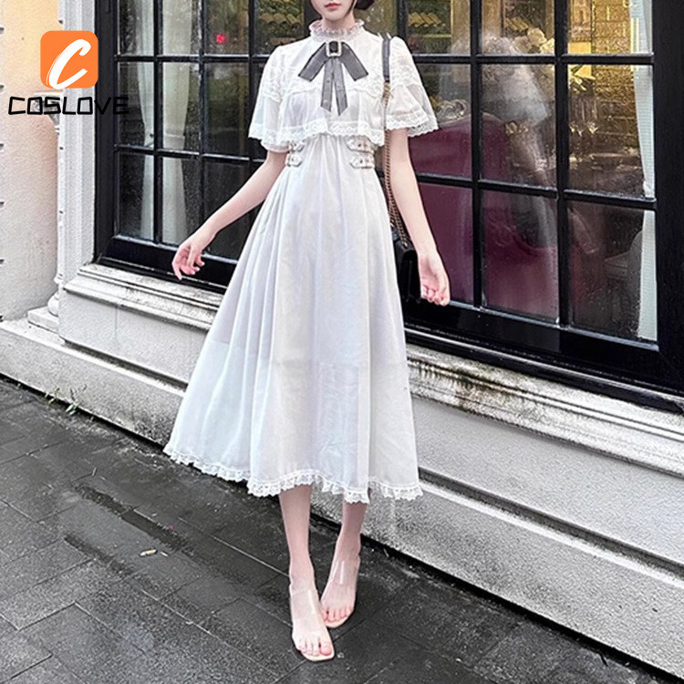 Đầm tay dài rojita phong cách Nhật Bản, ngọt ngào và dễ thương, phù hợp cho phụ nữ