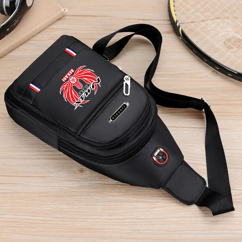 Hàng sẵn có NMAX Riders Bekasi Túi đeo ngực in hình nam vải chống thấm nước Fanny Pack Túi đeo chéo 