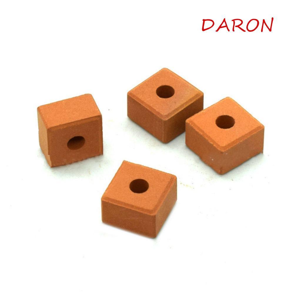 Mô hình gạch mini thật DARON, Đồ chơi gạch giả DIY màu đỏ nhỏ, Gạch thu nhỏ bê tông bền 1 / 12 1 / 1