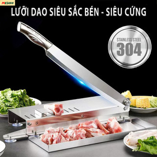 Dao Thái Thịt Dao Chặt Gà Cắt Xương Đa Năng Inox, Máy Thái Thịt Đông Lạnh Cắt Xương Chặt Gà