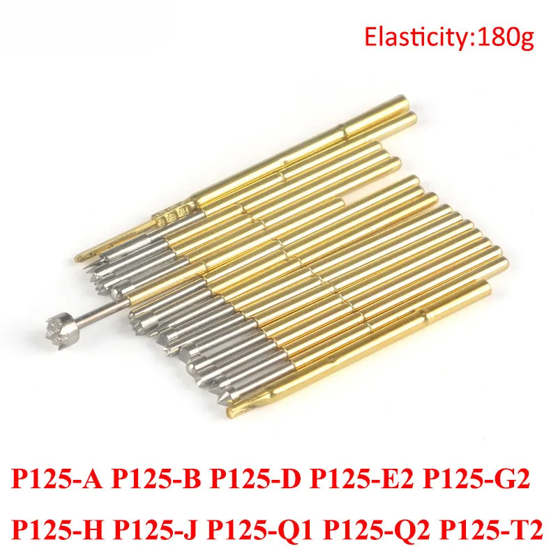 10 CÁI Đầu dò đầu côn ba mặt P125-A P125-B P125-D P125-E2 P125-H Kim thử nghiệm ô dù Kim có thể thu 