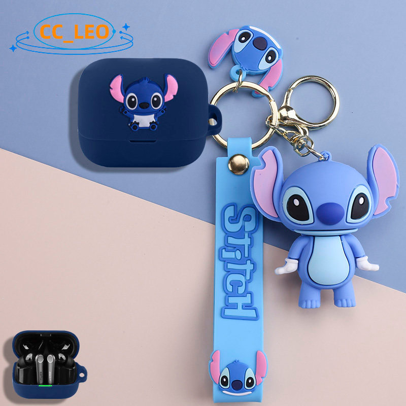Suitable for EarFun Air Pro 4+ Case EarFun Air Pro 4 Plus Silicone Soft Case Cartoon Cute Keychain P