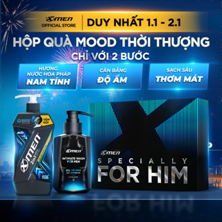  Bộ Quà Tặng Sữa Tắm Gội Nam XMen 610g 630g 650g & Gel Vệ Sinh 100ml - Hương Nước Hoa Nam Tính - Quà Tặng Bạn Trai 