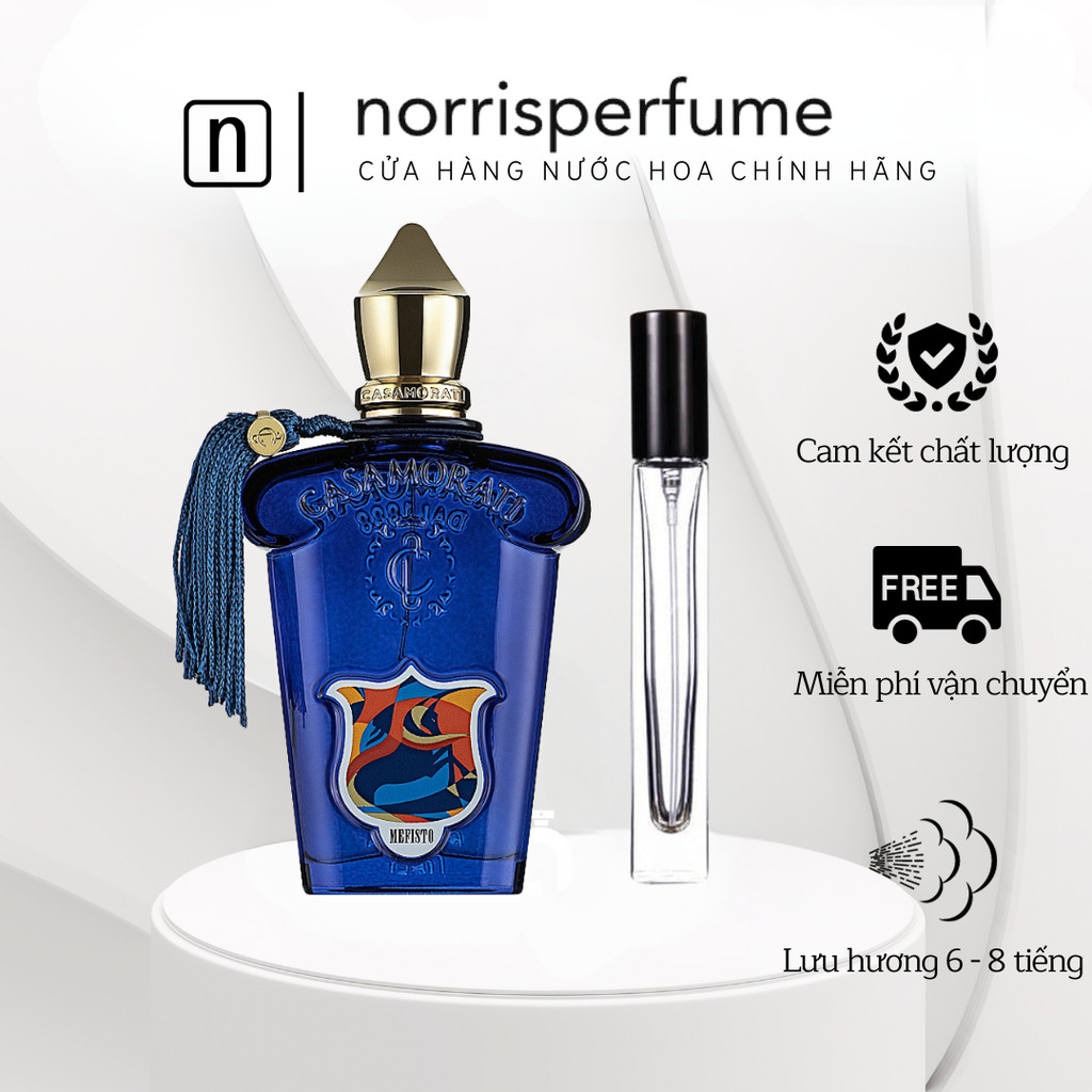 [Chính hãng] Nước hoa Unisex 10ml Xerjoff Casamorati Mefisto tươi mát, nam tính, lịch lãm