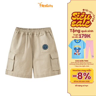   VOUCHER 8% GIẢM 30K ĐƠN 349K  Quần short kaki Superman bé trai Rabity 130.001 