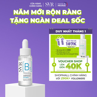  Tinh chất dưỡng da ngăn ngừa nếp nhăn phục hồi da và dưỡng ẩm cho da SVR  B3  Ampoule Hydra 10ml 