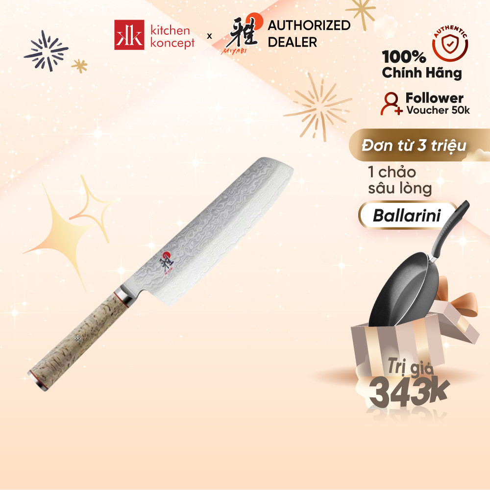 Dao Nakiri 5000MCD MIYABI - 17cm