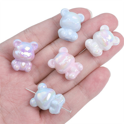 Beadia Acrylic Bears Design Charms - Dễ dàng làm trang sức cho vòng tay, bông tai và móc khóa