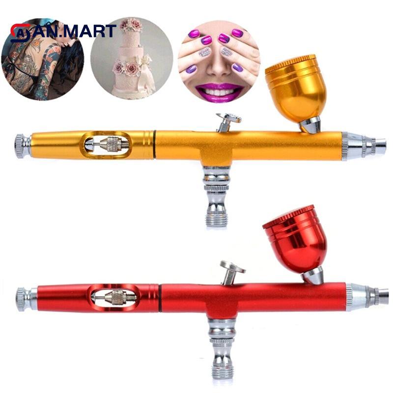 AN.MART Dual Action Gravity Feed 0.3mm Airbrush Nail Art Paint Tattoo Tool VN