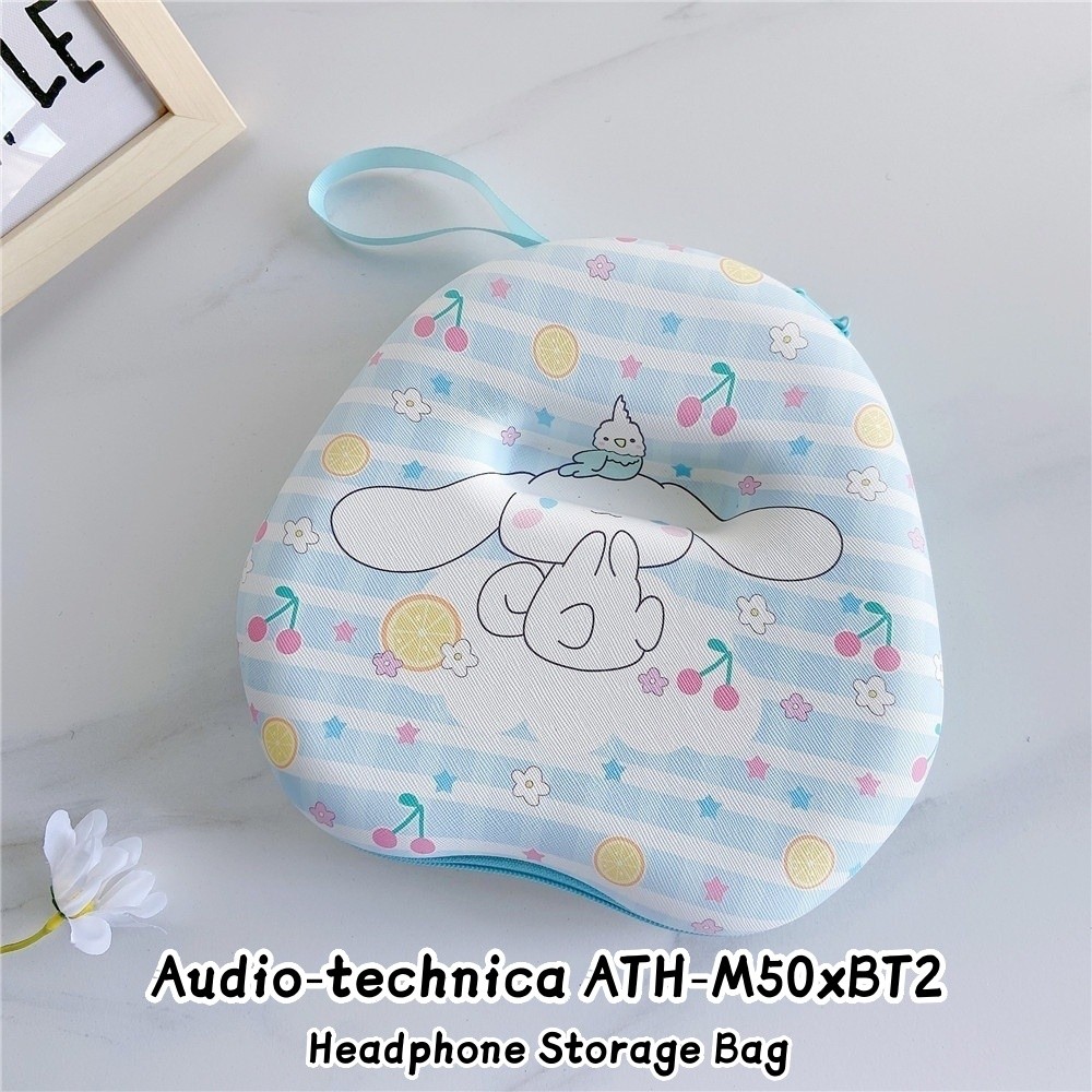 [Yoshida] Dành Cho Hộp Đựng Tai Nghe Audio-technica ATH-M50xBT2 Phim Hoạt Hình Tươi Mới Túi Bảo Quản