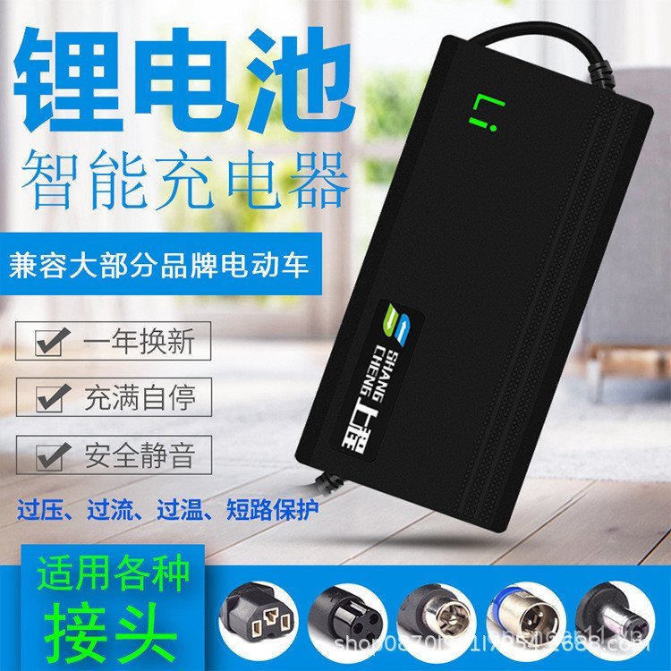 Sạc Pin Lithium 36V 2A3A4A5A Tri-Yuan Lithium Sắt Lithium 42V43.8V46.2V Thay Thế Cung Cấp Trực Tiếp 