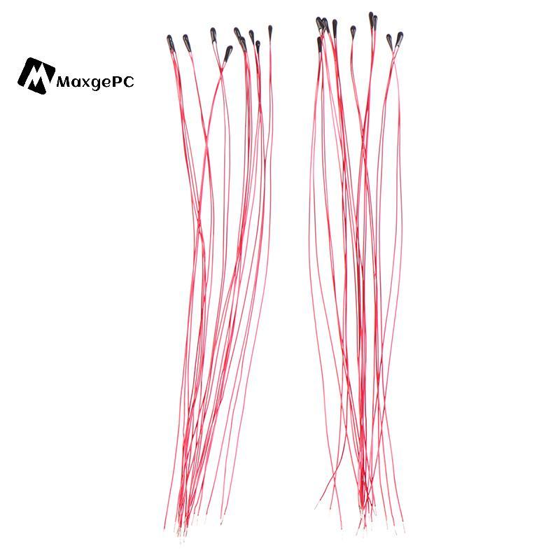 [Max-t] 10 CÁI Điện trở nhiệt điện trở NTC MF52B 10K 100K Dây đeo đầu dò B3470 B3380 B3950 B3435 B 4