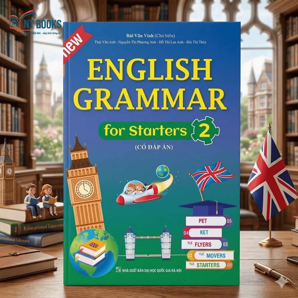 Sách - English Grammar for Starters 2 (có đáp án) - MT