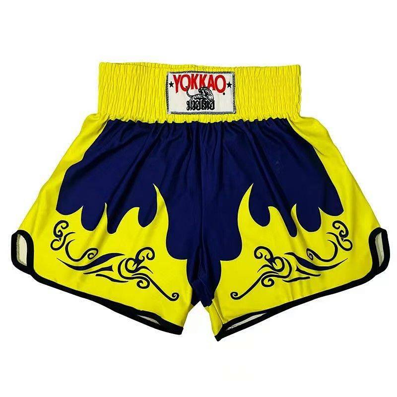 Fight Training Shorts Men and Women MMA Sanda Fight Fighting Muay Thai Quick-Drying Boxing Shorts jO