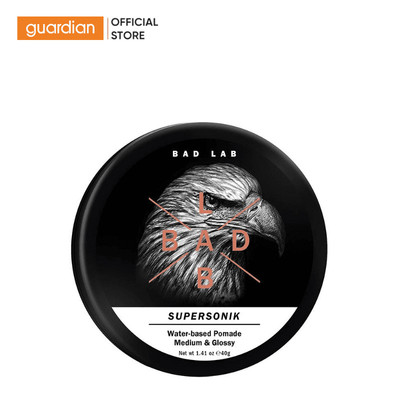Sáp Tạo Kiểu Tóc Bad Lab Supersonik, Water-based Pomade Medium & Glossy 40g | Guardian Việt Nam