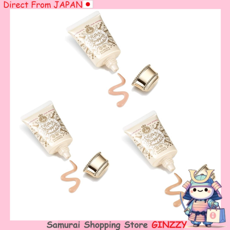 MAJOLICA MAJORCA Kem Nền Bao Phủ Sữa 30g SPF30 PA+++ Che Khuyết Điểm Japan Cosmetic makeup