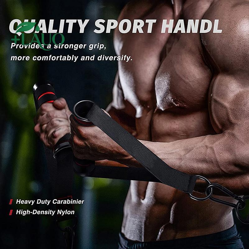Springevenstar D-Ring Kim Loại Tay Cầm Tập Gym Grip Cáp Hạng Nặng Có Móc cho Tập Yoga và Gym
