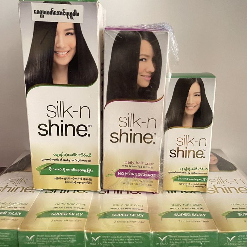 Shine Hair Oil SILK-n5 Major Effect Tea Plant Extract Tinh chất Dầu nhập khẩu từ Myanmar Nuôi dưỡng 