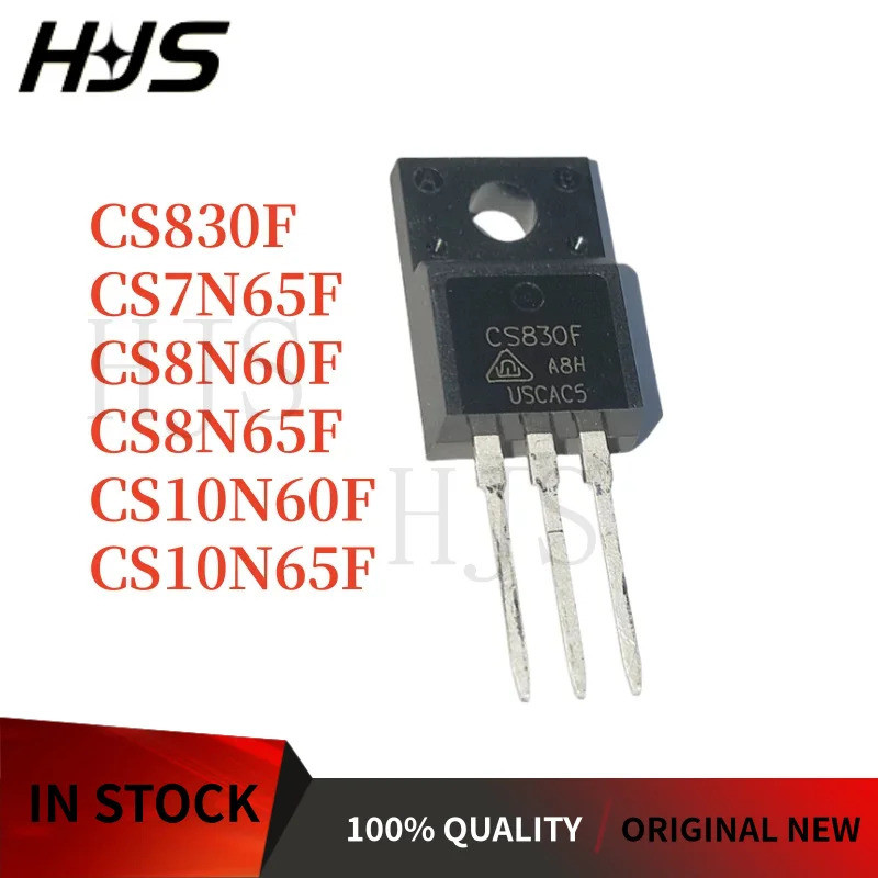 5 chiếc CS8N65F CS830F CS7N65F CS8N60F CS10N60F CS10N65F TO-220F MOS FET Công suất cao Còn hàng MOS 