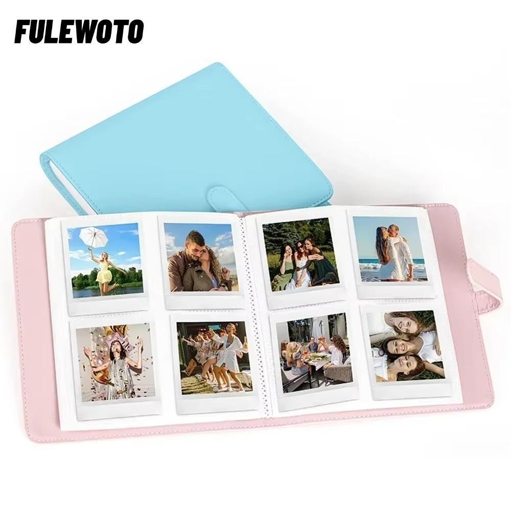 Album vuông lưu trữ FILEWOTO, Sách sưu tập Album ảnh 4 inch, Vé tem 288 túi Giấy ảnh Hình ảnh Mini c