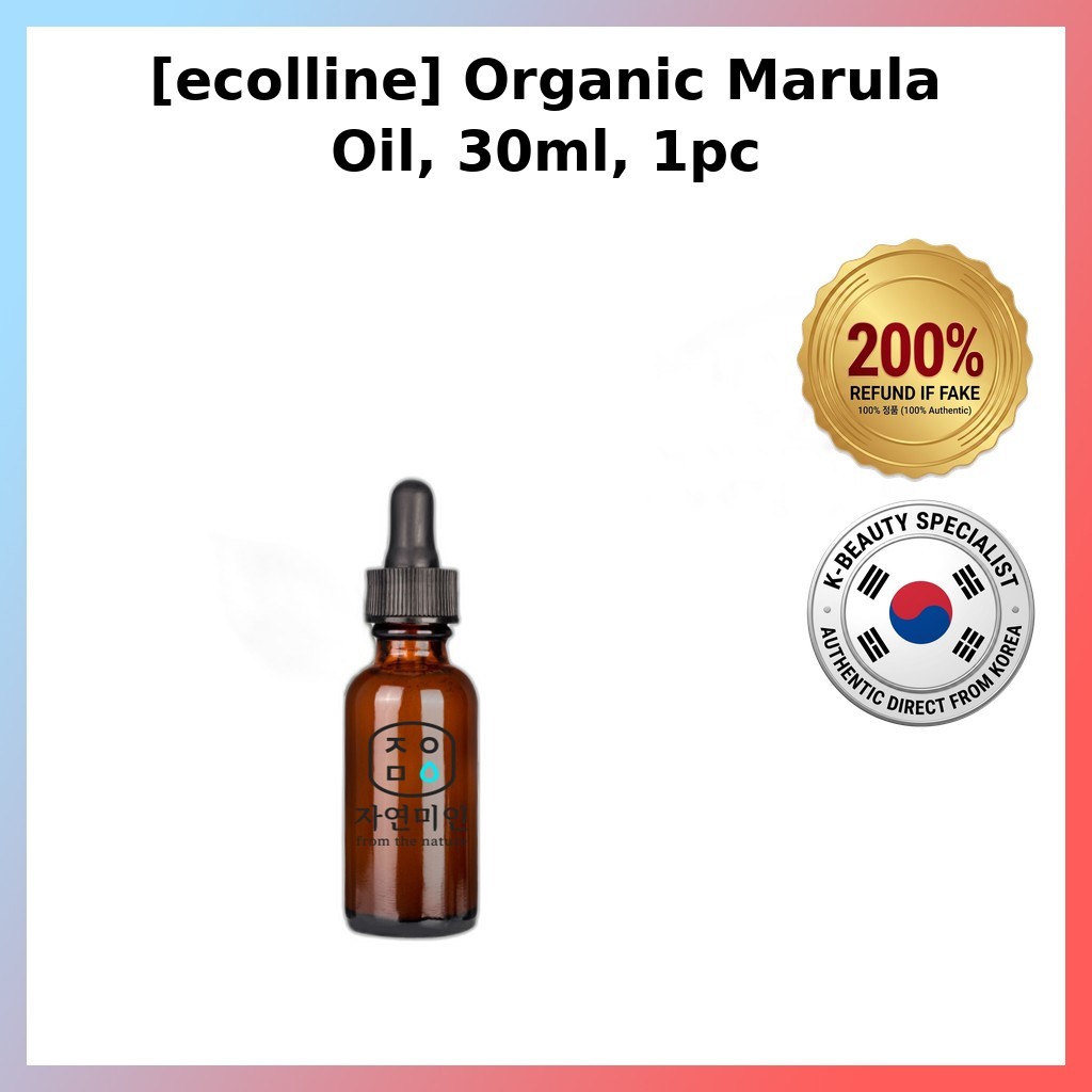 [ecololine] Dầu Marula hữu cơ, 30ml, 1 cái / Dầu Marula Hàn Quốc / Áp lạnh / Xác thực 100% của arida