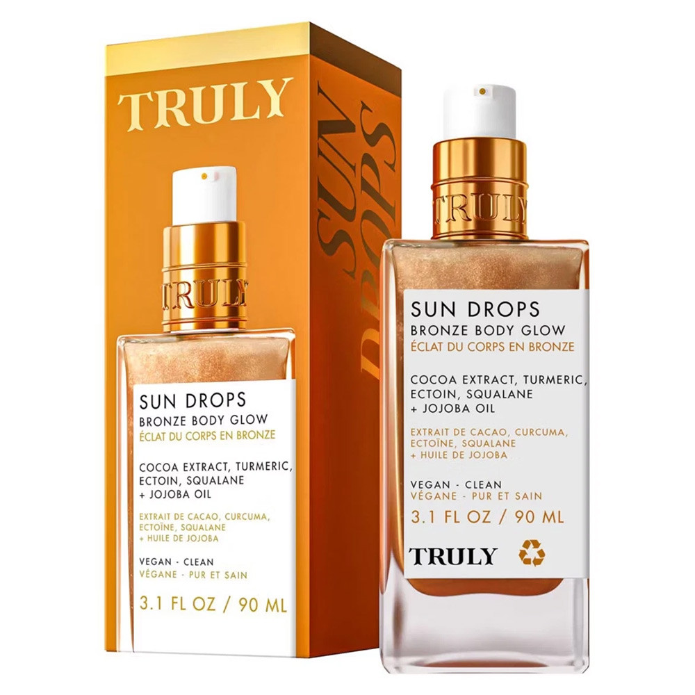 Truly Sun Drops Bronze Body Glow Oil – Bronzing Oil for Radiant Skin 90ml