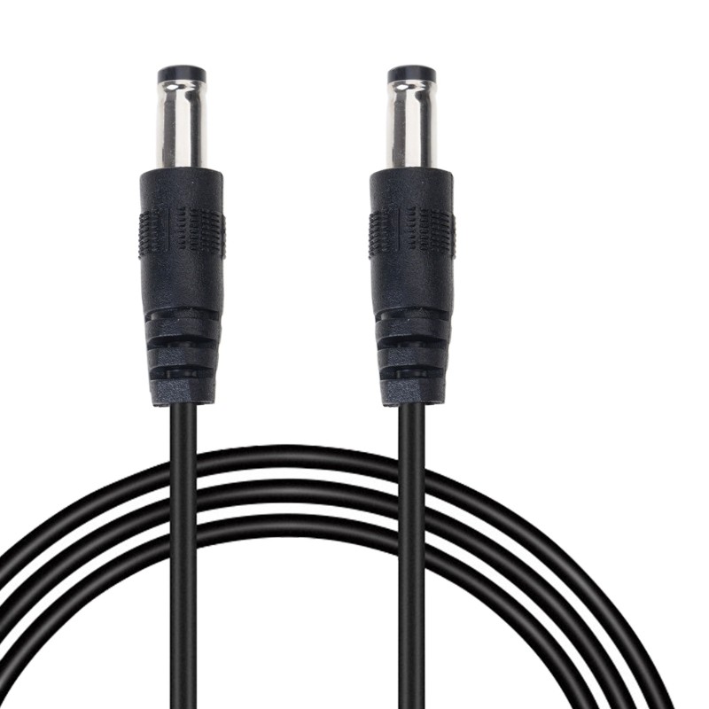 WU 100cm DC5521 5525 sang DC5521 5525 Nam Kết Nối Dây Cáp Nguồn