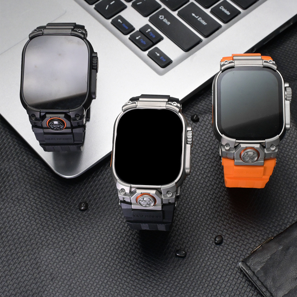 Dây đeo độc đáo cho IWatch Ultra 3 2 1 49mm Dây đeo silicon vui nhộn cho Iwatch Ultra 3 49mm Dây đeo