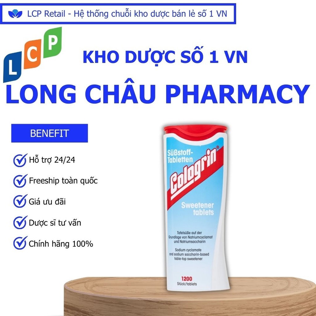 Đường Ăn Kiêng Cologrin Kruger (1200 viên)