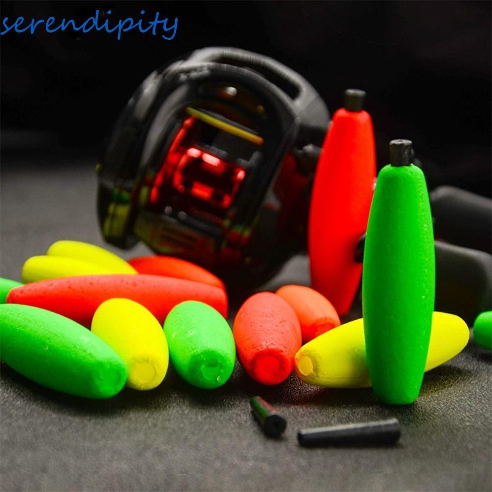 SEENDIPITY 10 CÁI xì gà nổi, có phích cắm ống S M L XL Câu cá đúc dài, phao nổi Ống phao nổi Nút cha