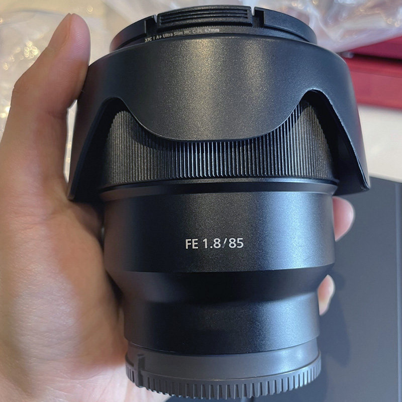 Thích hợp cho Sony FE 85 1.8 85mm f1.8 Hood SH150 Micro Single Mount A7M3 Reversible-01