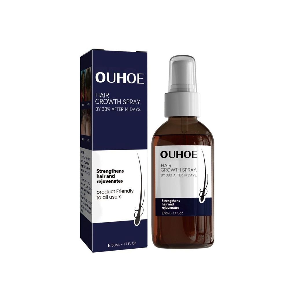 New Product#OUHOE Hair Growth Spray Strengthens Dense Hair Moisturizes Scalp Damaged Hair Nourishes 