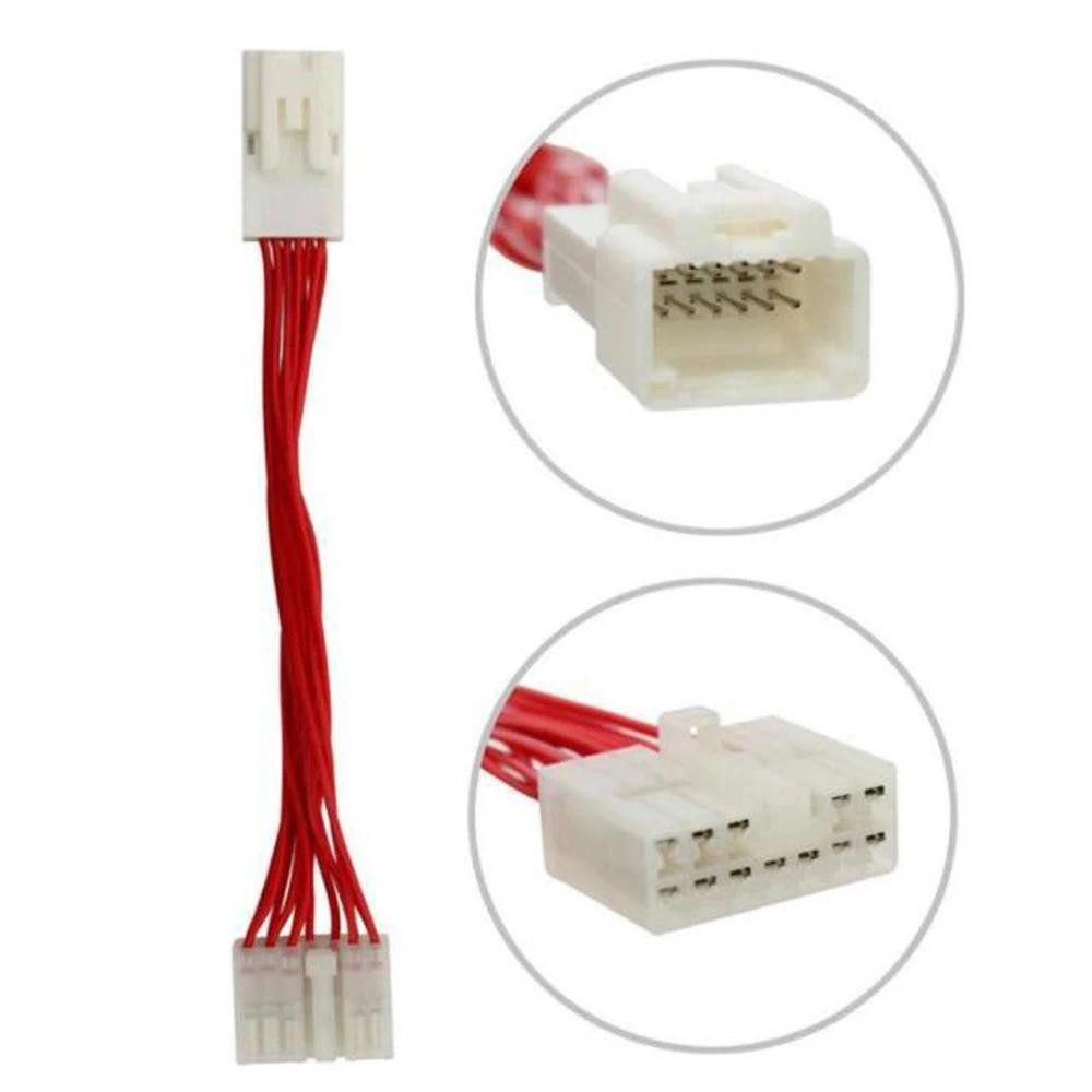 Bộ chuyển đổi CD trên ô tô Giao diện âm thanh 6 + 6 đến 5 + 7 cho Toyota RAV4 Corolla Camry Sequoia 