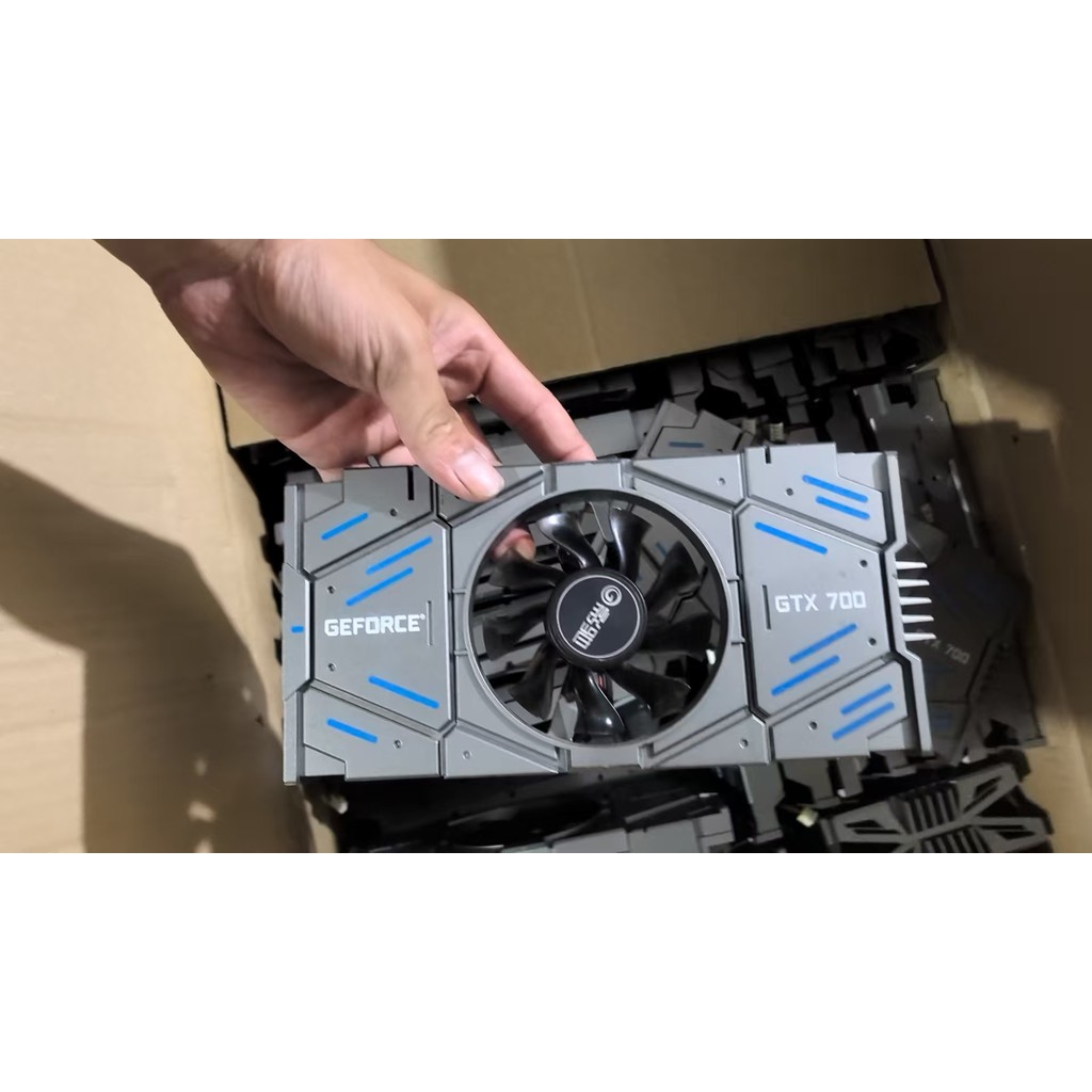 GTX 630 640 650ti Tiger General Snapdragon 730 740 750 Quạt đồ họa chung màu đen chung