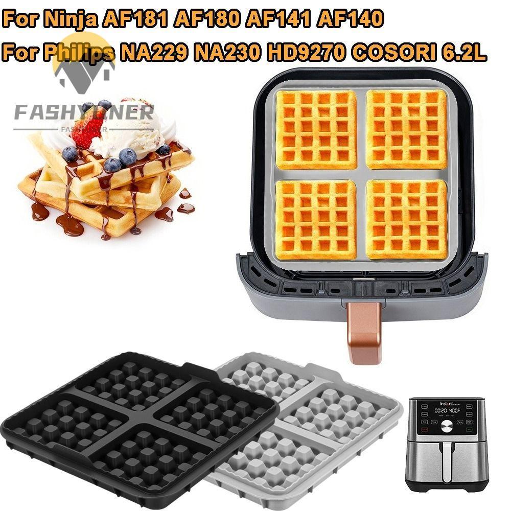 FASHYUNER 1 Khuôn Nướng Bánh quế, Máy Làm Bánh quế bằng silicon vuông, Khuôn bánh quế tái sử dụng ch