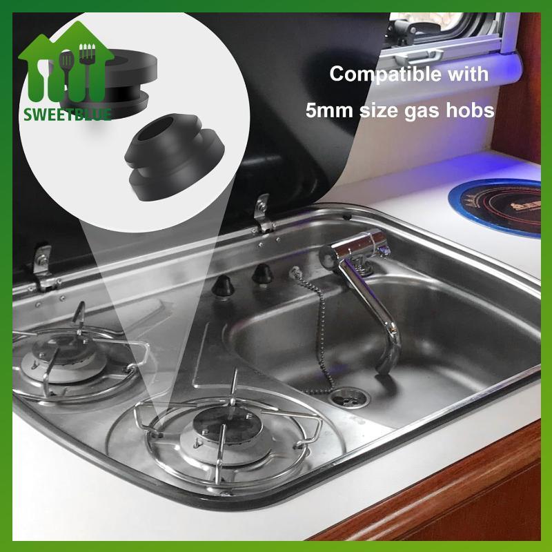 SWEET 10 / 20 Chiếc Bếp Cao Su Cắm Grommet Tay Pan Hob Cho Smel Dometic Motorhome Camper 44990000122