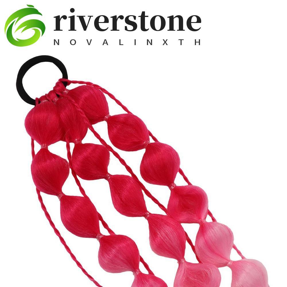RIVERSTONE Bubble Jumbo Braid, Lantern Braid Corlorful Twist Braid Số lượng lớn, Tóc Ombre tự nhiên 