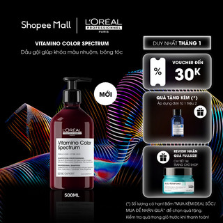  Dầu gội khóa màu 5D chuyên nghiệp giúp khóa màu nhuộm bóng tóc L'Oréal Professionnel Vitamino Color Spectrum 500ml 