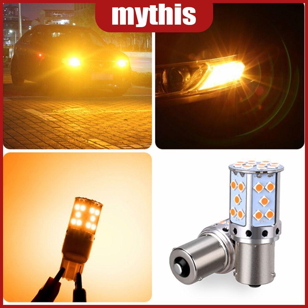 [MYTHIS] Bóng đèn báo rẽ 3030 1156 BAU15S PY21W T20 7440 Canbus Free