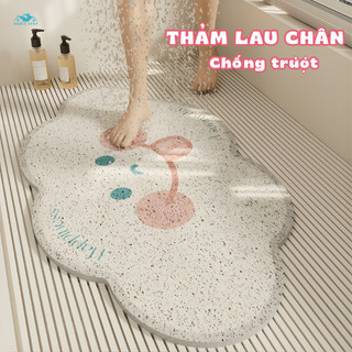 Thảm lau chân phòng tắm, phòng khách, Thảm trải sàn chống trượt nhà vệ sinh Homie
