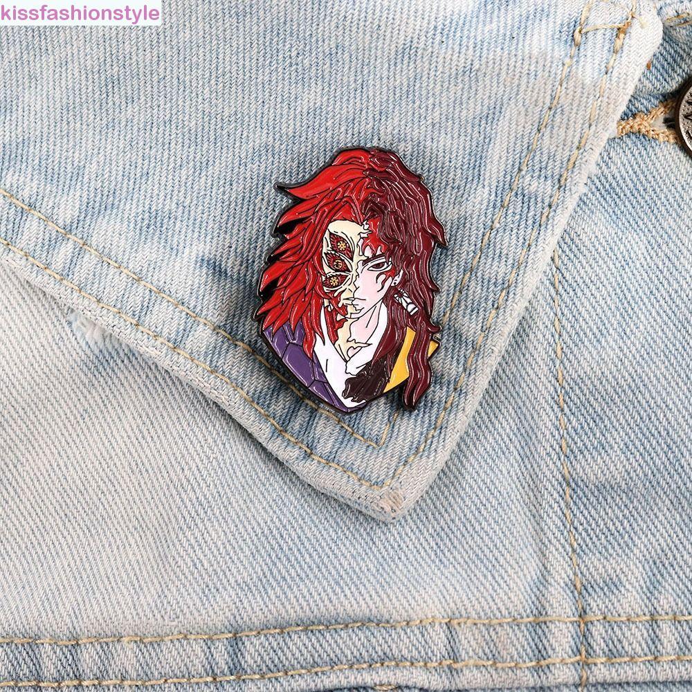 KISSFASHIONSTYLE Demon Slayer Pin, Anime Hàng Hóa Tomioka Giyu Hoạt Hình Anime Trâm Cài Pin, Trang T