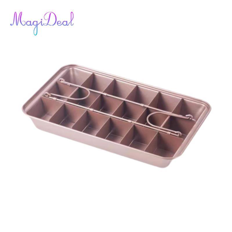 MagiDeal Brownie Nướng Chảo Tự Chế Bánh Dụng Cụ Làm Bánh Phô Mai Mô Hình Nướng Bánh Brownie Chảo Bro