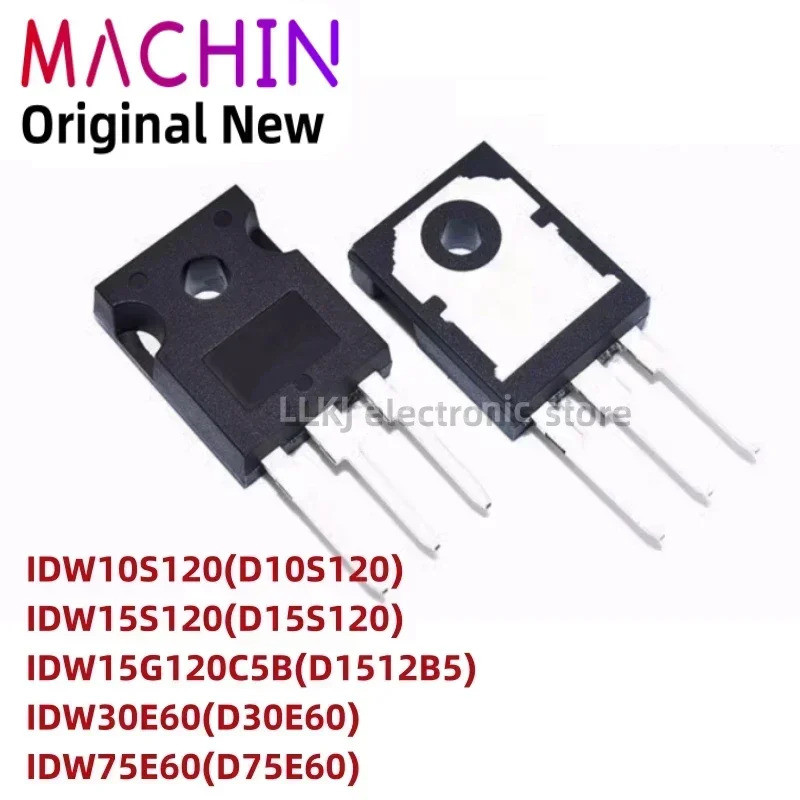 5 Cái IDW10S120 D10S120 IDW15S120 D15S120 IDW15G120C5B D1512B5 D30E60 IDW30E60 D75E60 IDW75E60 TO247
